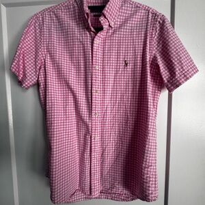 Polo Ralph Lauren Pink Gingham Men's Shirt